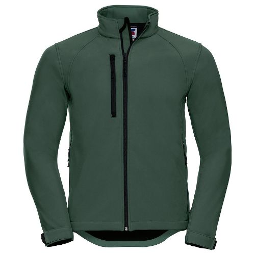 Russell Europe Softshell Jacket Bottle Green